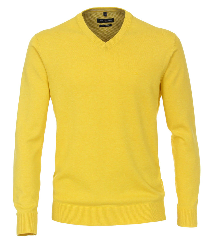 Casa Moda Plain V Neck Jumper