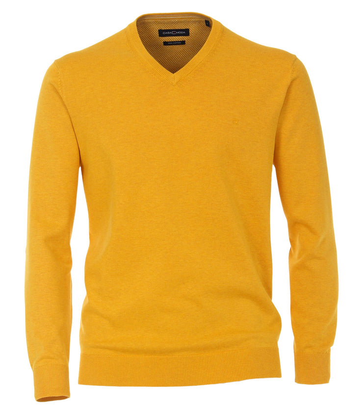 Casa Moda Plain V Neck Jumper