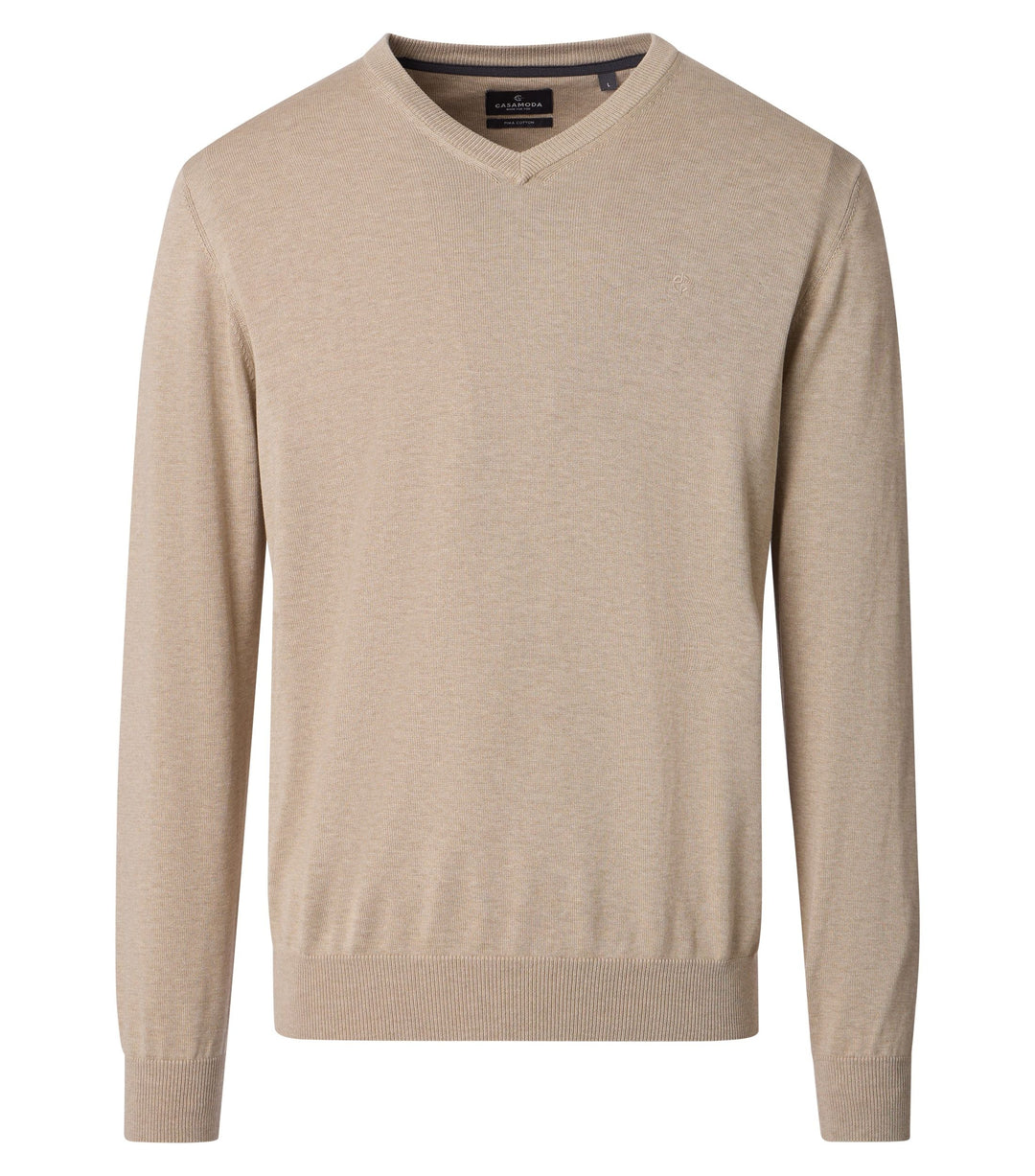 V-Neck – Regular Fit – Cotton Jumper