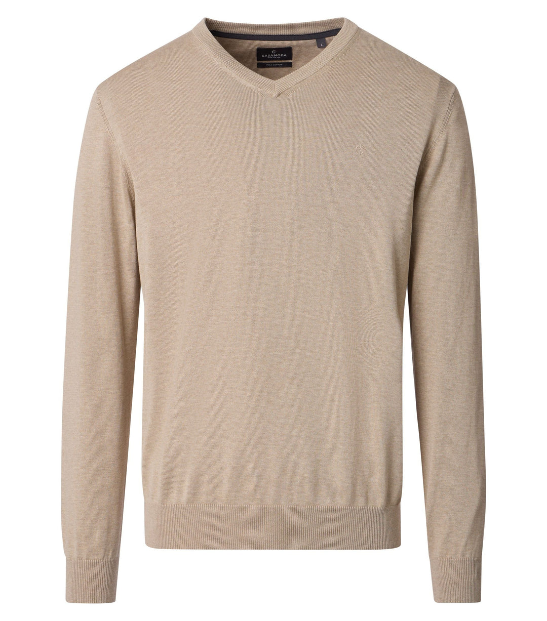 V-Neck – Regular Fit – Cotton Jumper