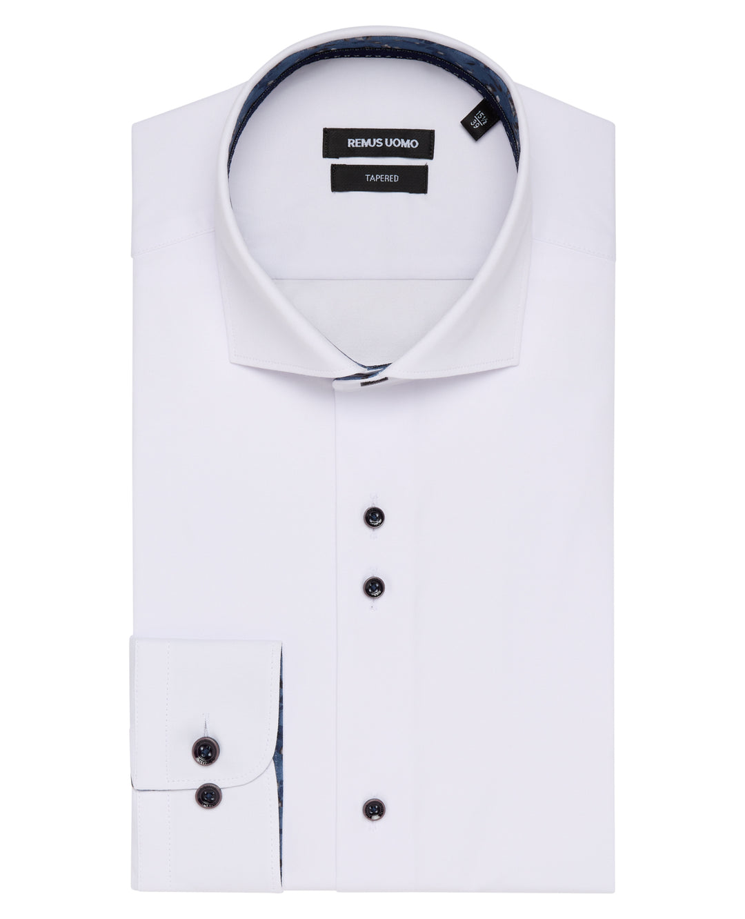 Remus Uomo – Seville White Tapered Fit Semi-Formal Shirt