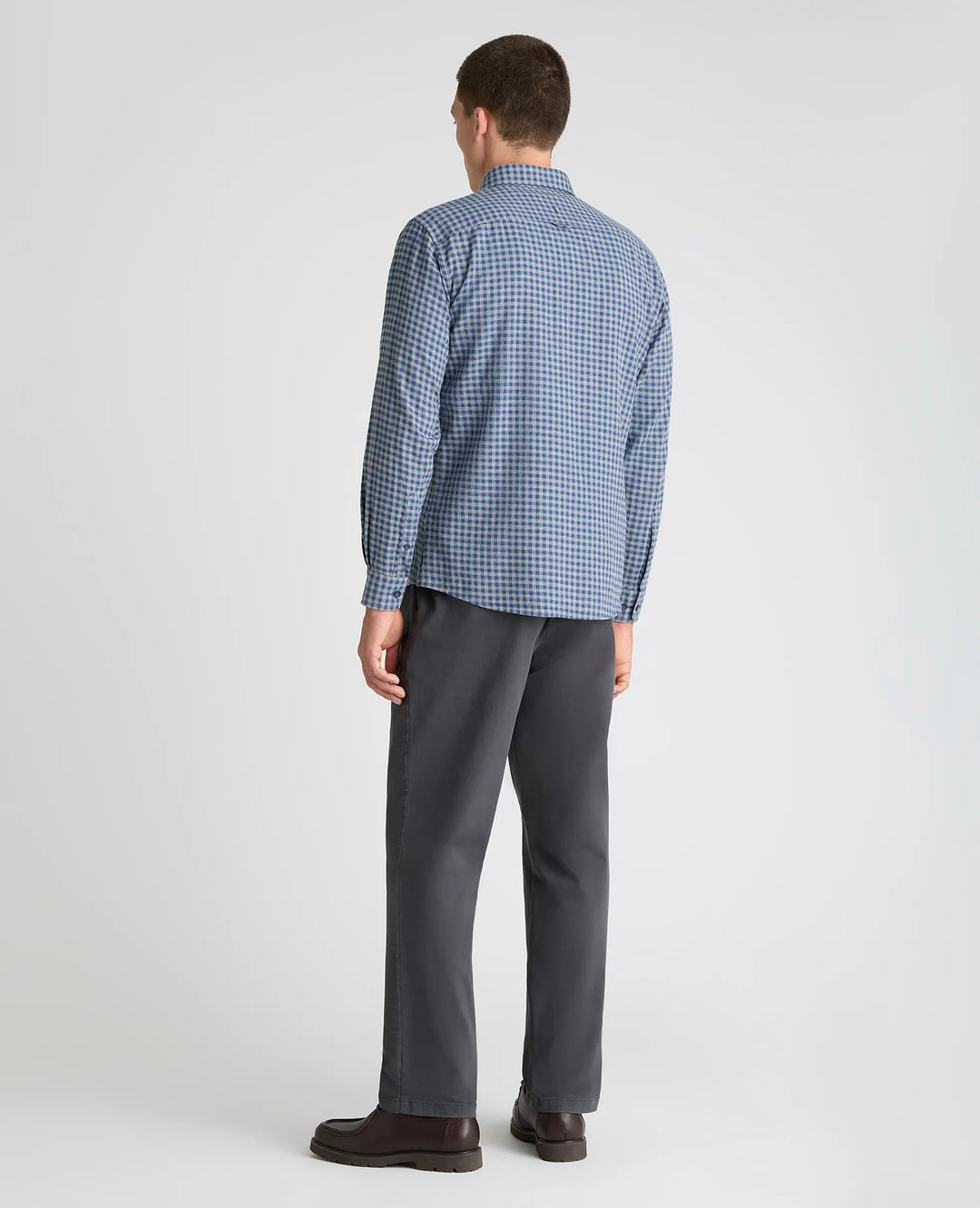 Tapered Fit Casual Shirt – Blue