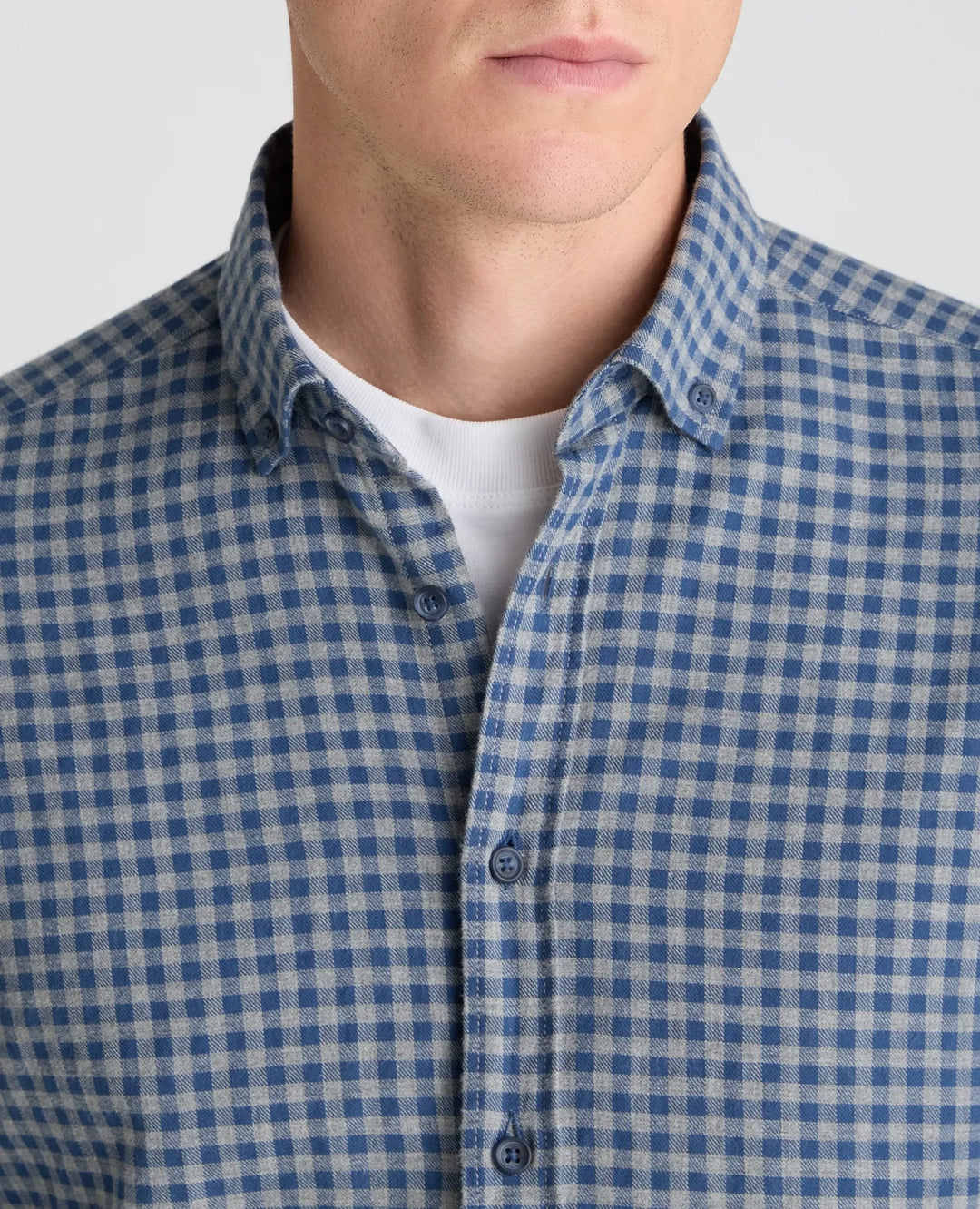 Tapered Fit Casual Shirt – Blue