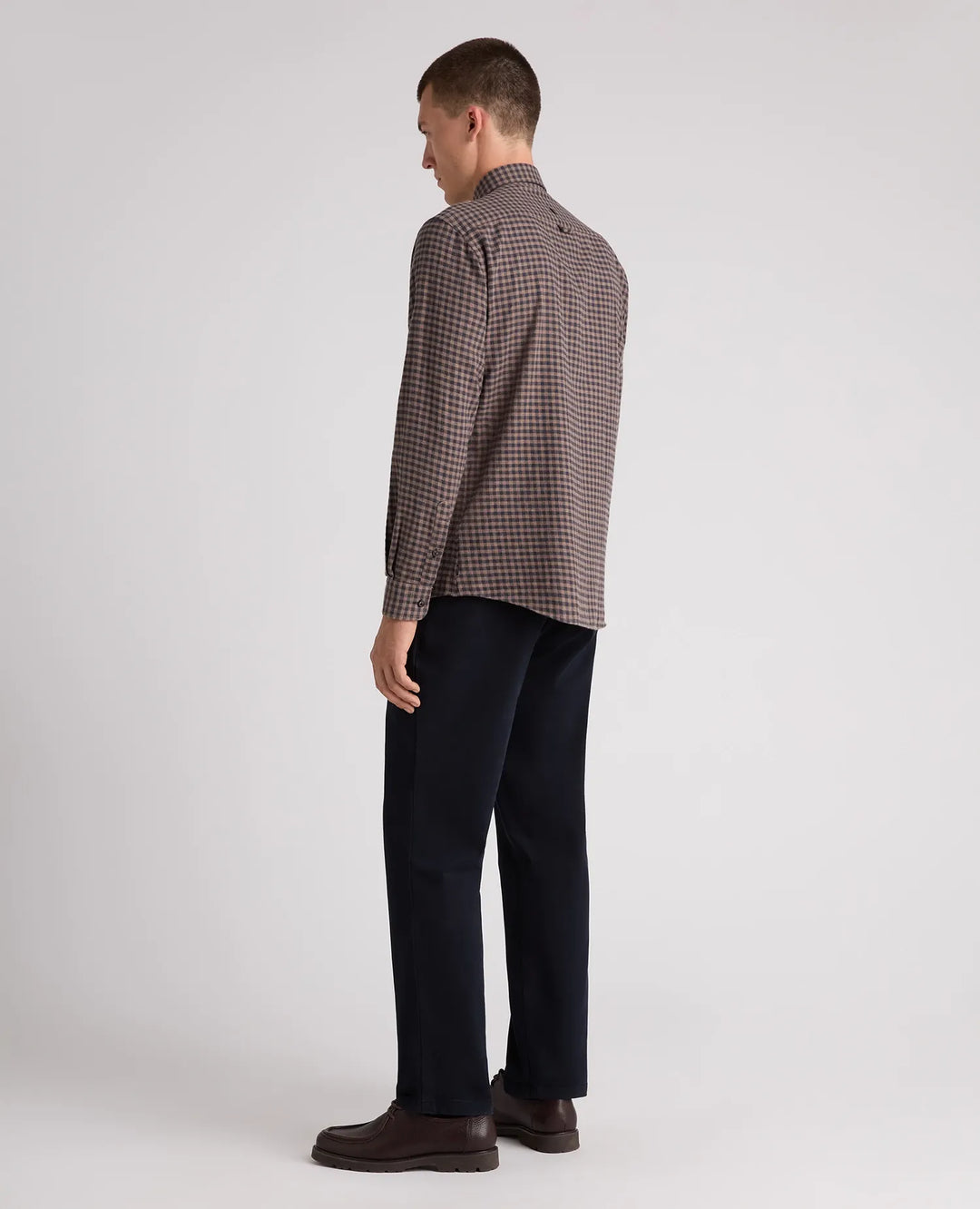 Tapered Fit Casual Shirt – Blue