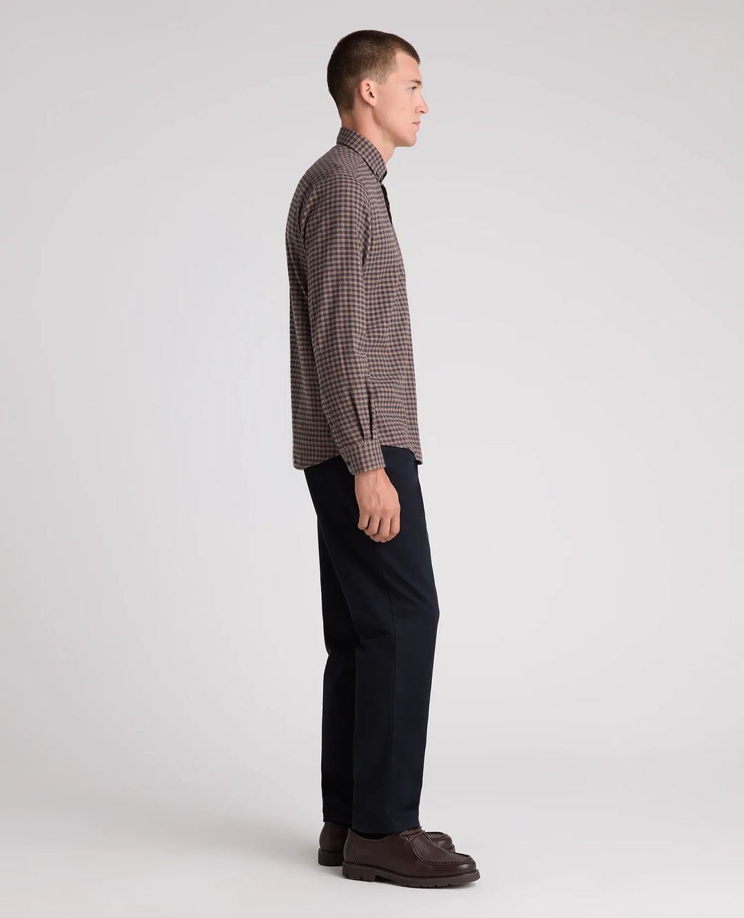 Tapered Fit Casual Shirt – Blue