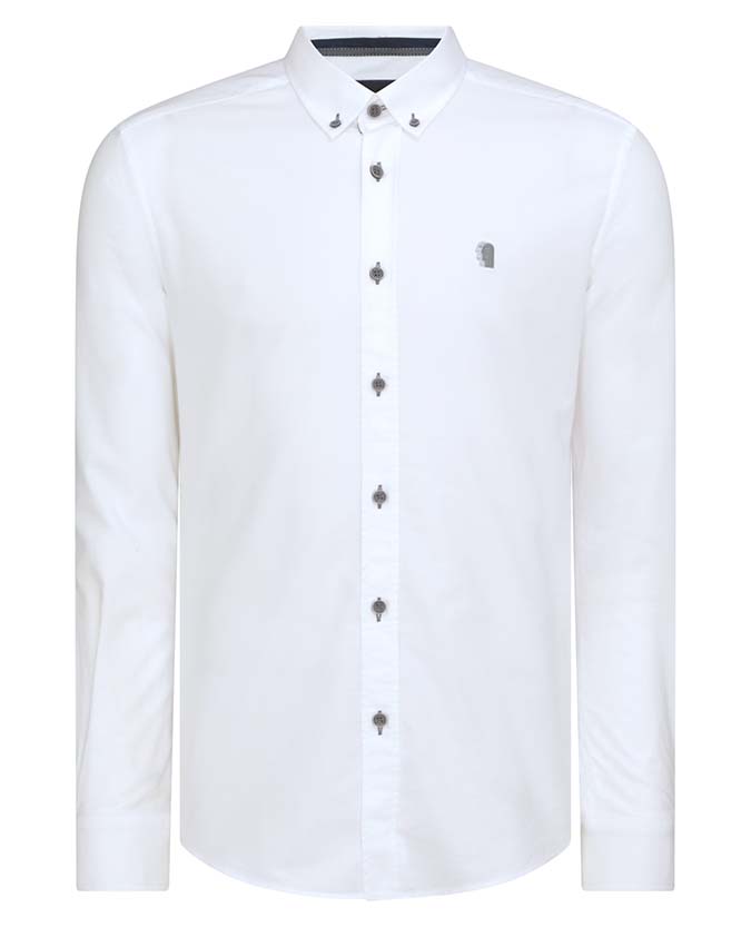 Remus Uomo Long Sleeve Oxford Shirt