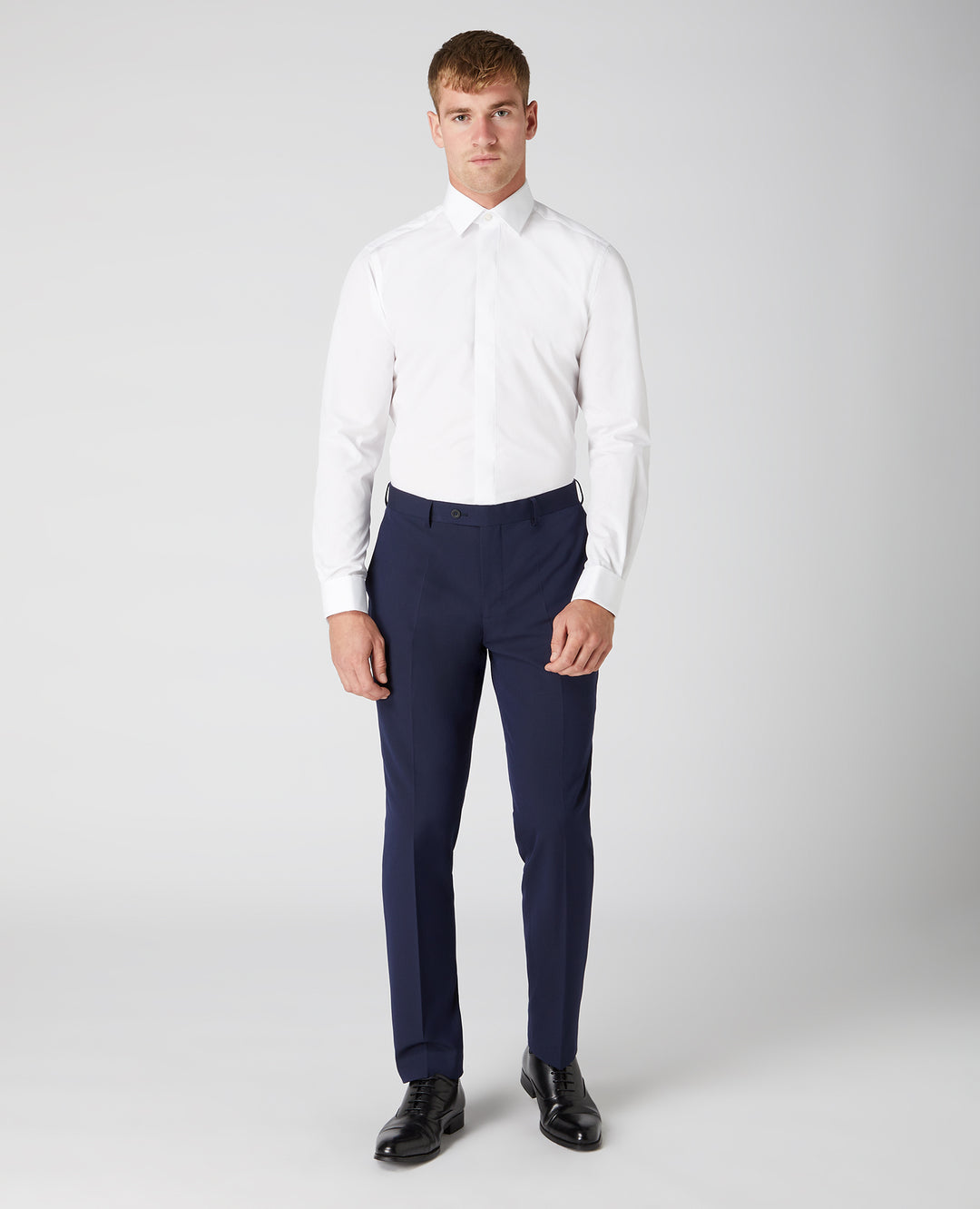 Remus Uomo – Seville – White – Long Sleeve Formal Shirt