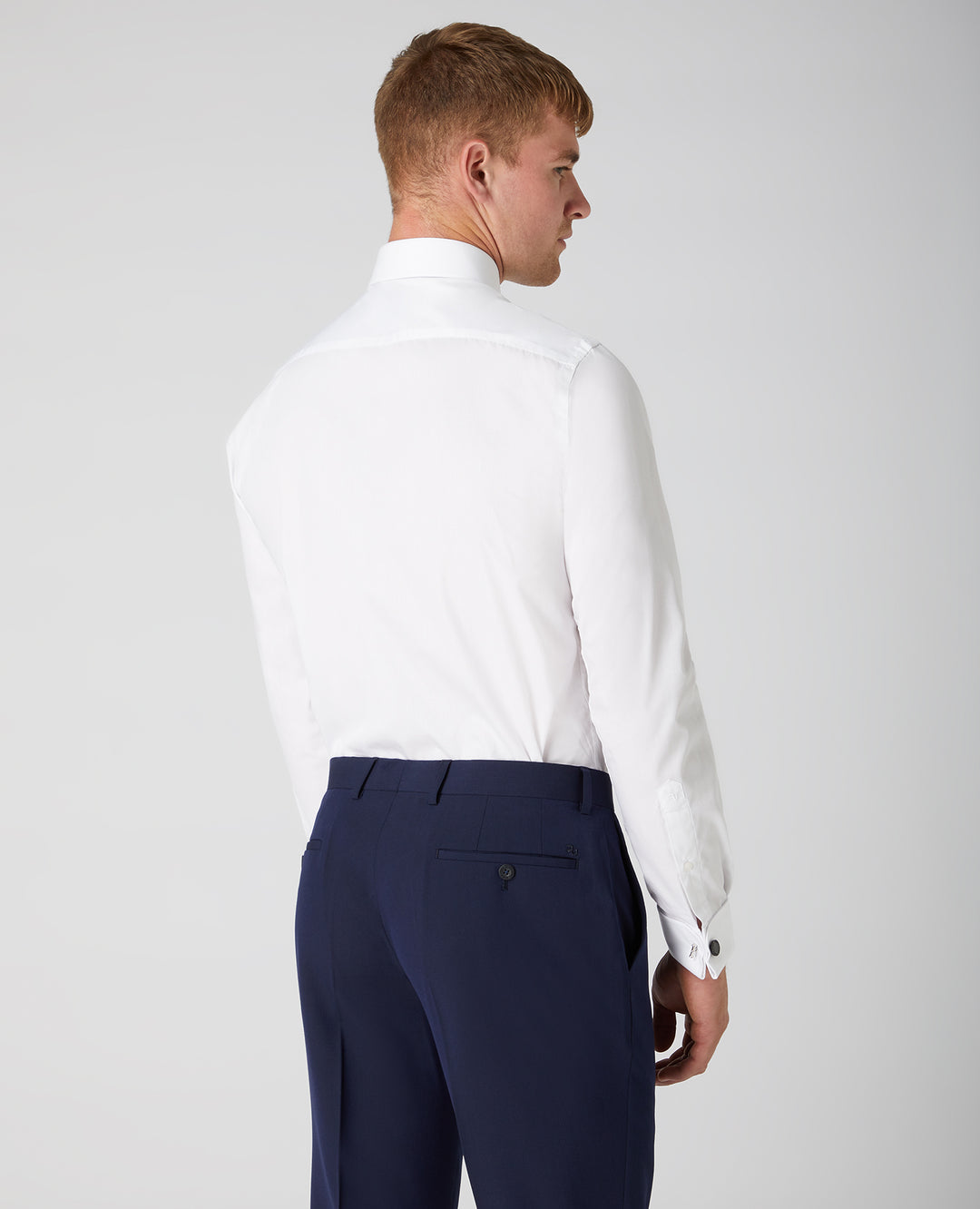 Remus Uomo – Seville – White – Long Sleeve Formal Shirt