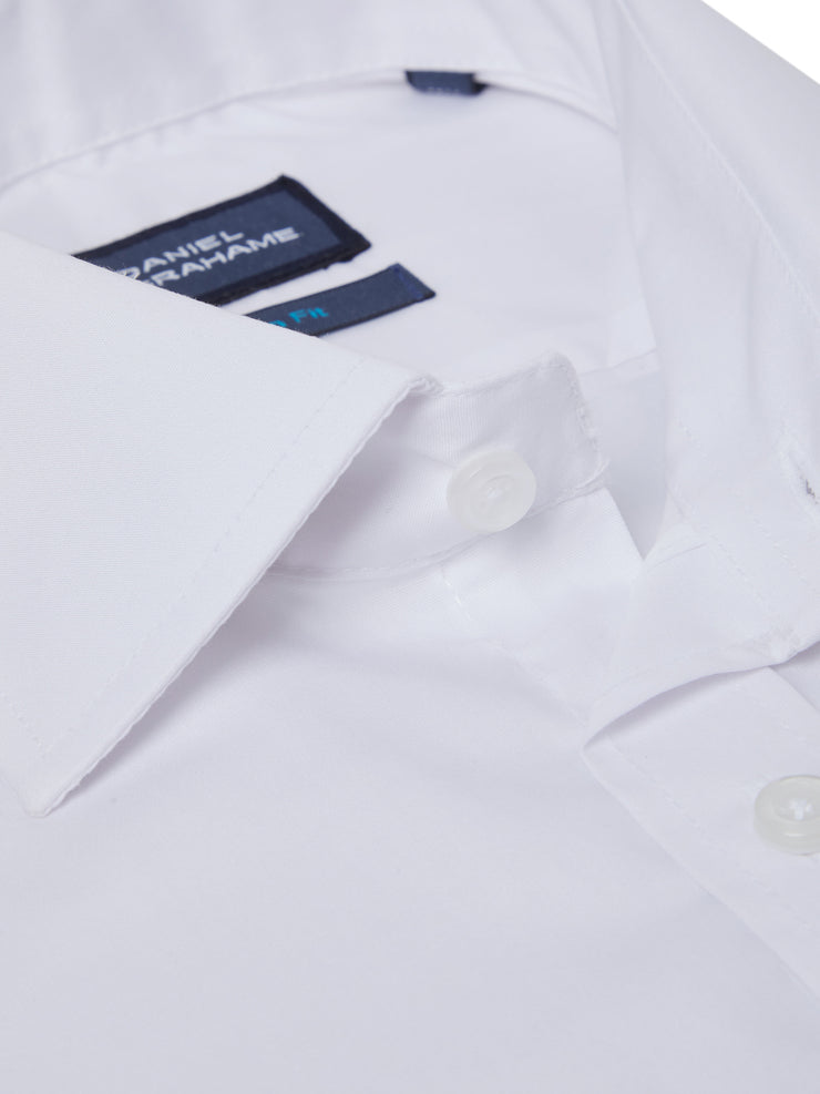 Daniel Grahame Slim Fit White Shirt