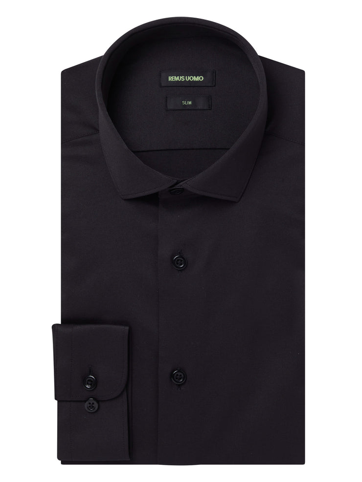 Remus Uomo – Slim Fit – White/Navy/Pink/Black/Blue – Rome Long Sleeve Formal Shirt