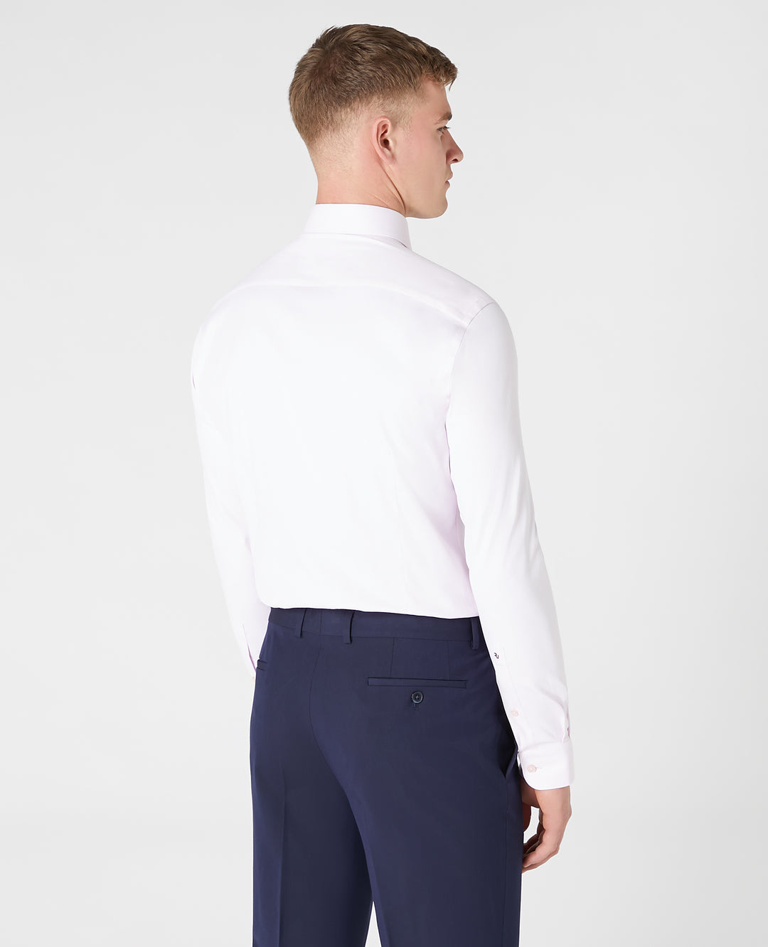 Remus Uomo – Slim Fit – White/Navy/Pink/Black/Blue – Rome Long Sleeve Formal Shirt