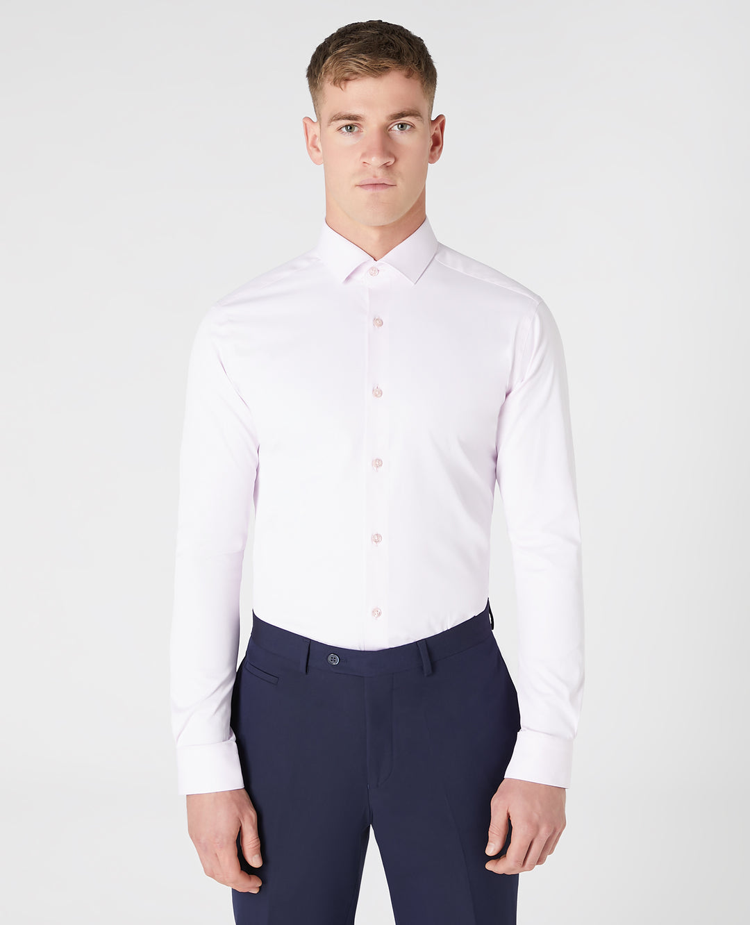 Remus Uomo – Slim Fit – White/Navy/Pink/Black/Blue – Rome Long Sleeve Formal Shirt