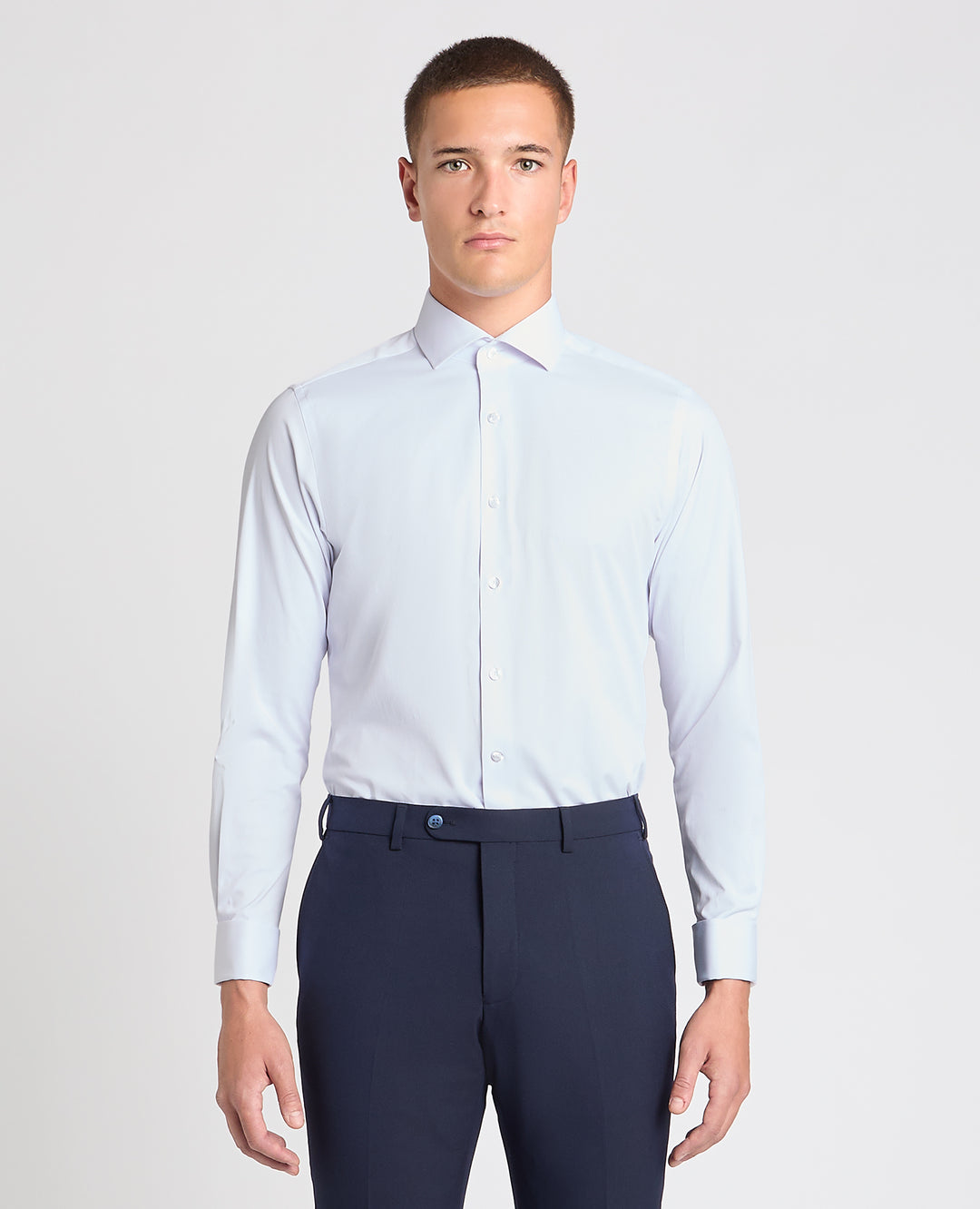 Remus Uomo – Frank – White – Long Sleeve Formal Shirt