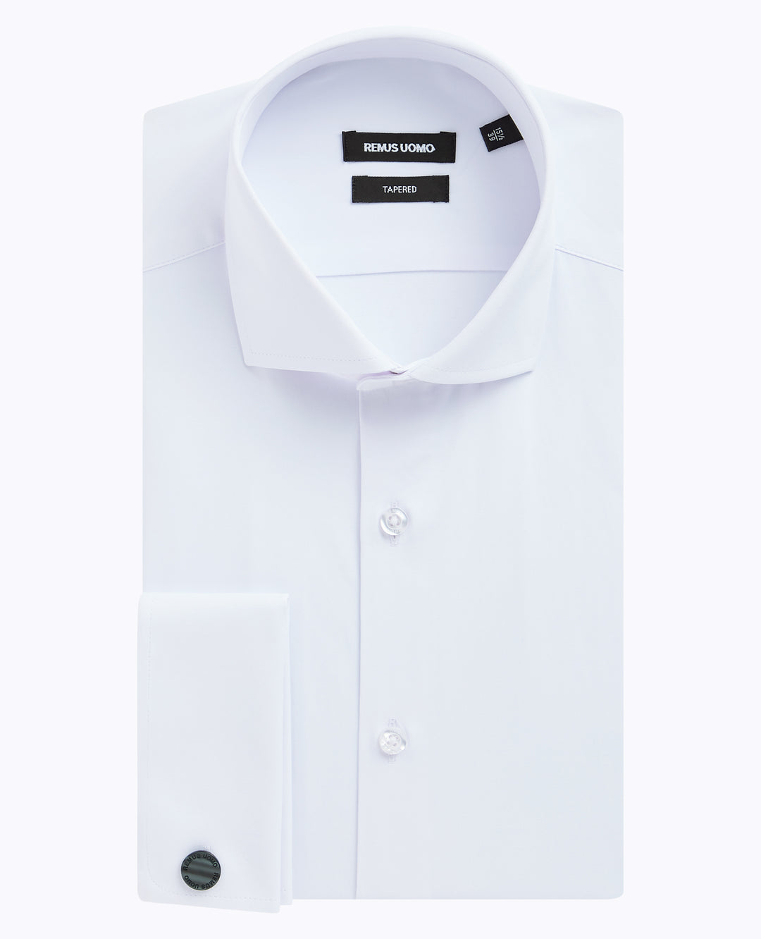 Remus Uomo – Frank – White – Long Sleeve Formal Shirt