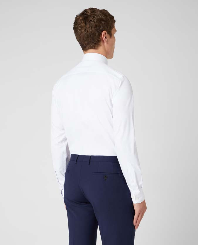 Remus Uomo – Tapered Fit – White/Navy/Pink/Black/Blue – Rome Long Sleeve Formal Shirt