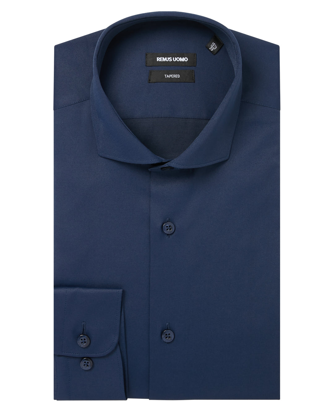 Remus Uomo – Tapered Fit – White/Navy/Pink/Black/Blue – Rome Long Sleeve Formal Shirt
