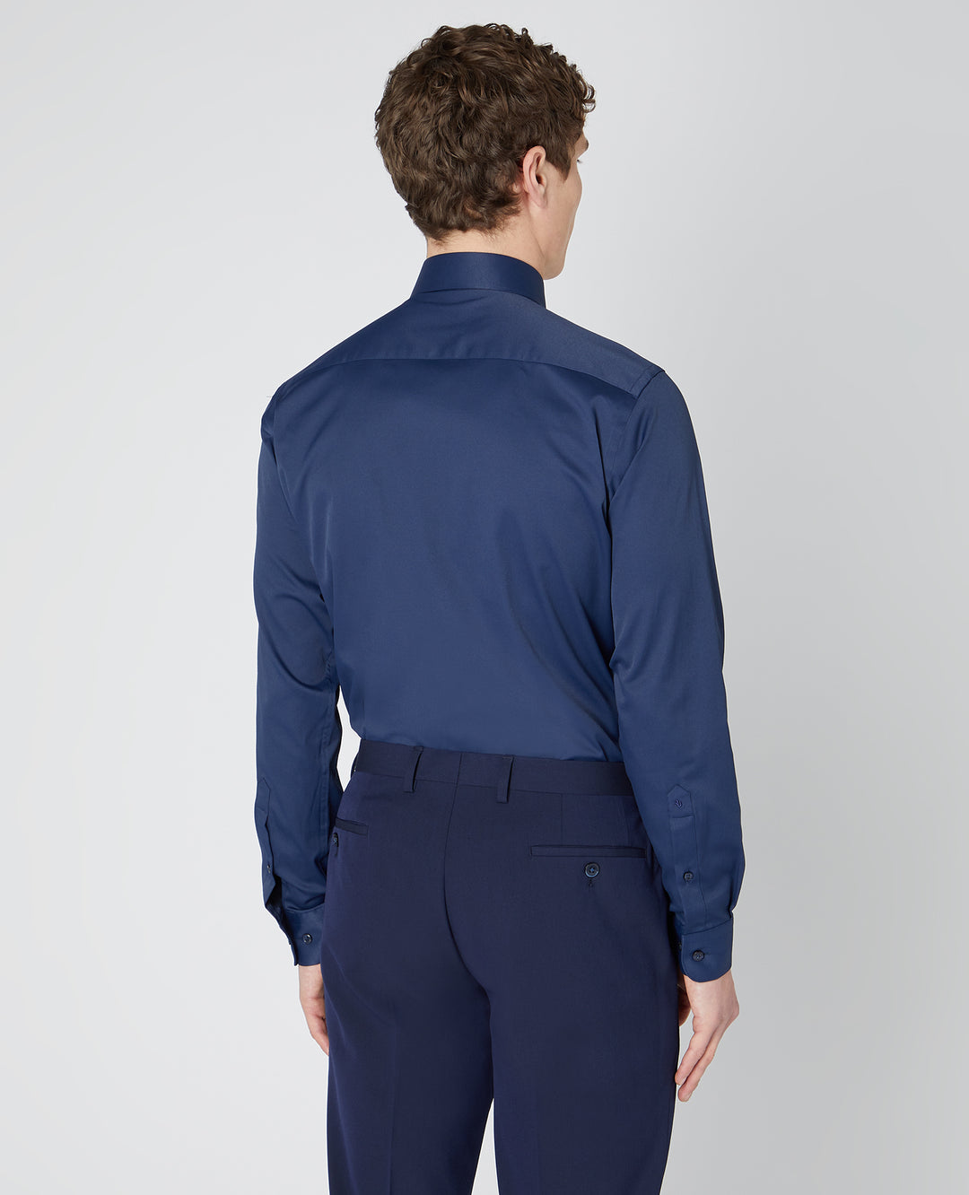 Remus Uomo – Tapered Fit – White/Navy/Pink/Black/Blue – Rome Long Sleeve Formal Shirt