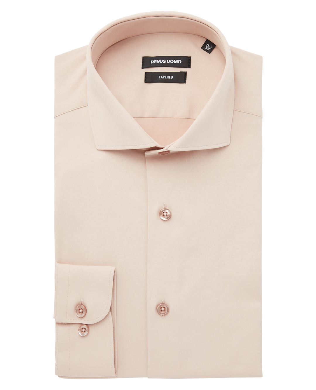 Remus Uomo – Tapered Fit – White/Navy/Pink/Black/Blue – Rome Long Sleeve Formal Shirt