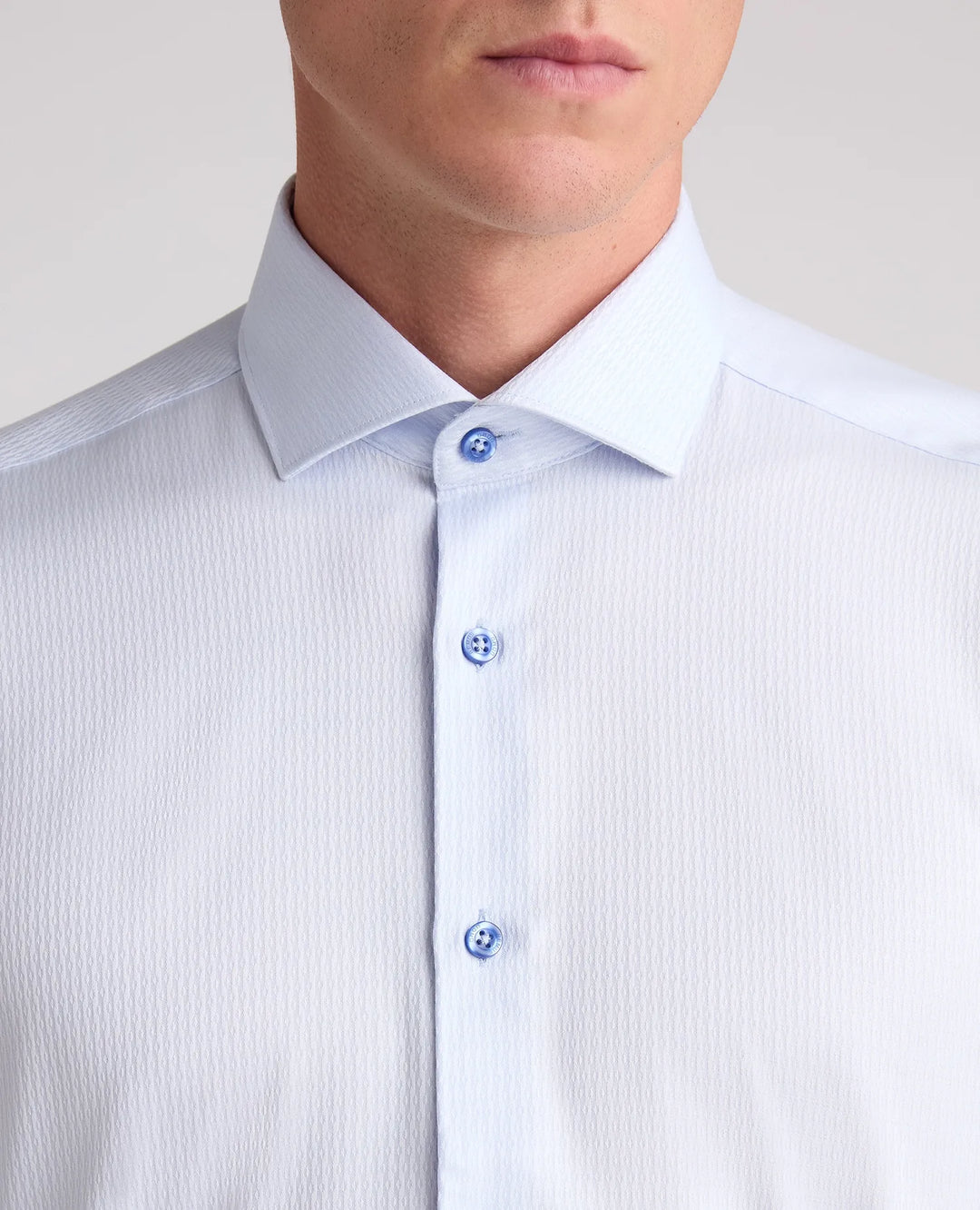 Tapered Fit Dobby Formal Shirt