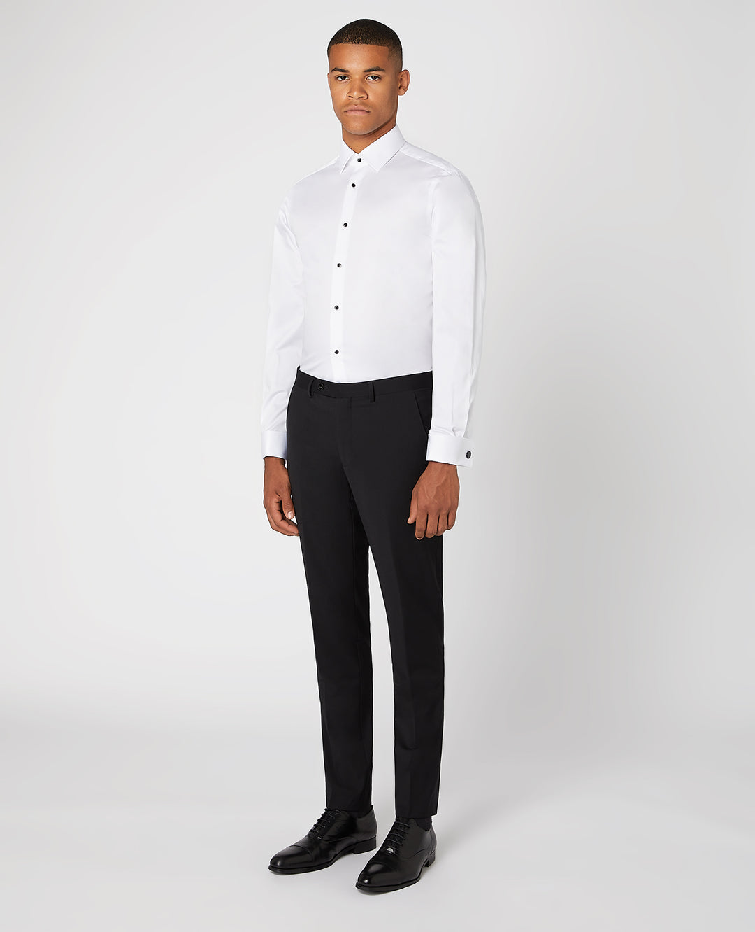 Remus Uomo – Seville – White – Long Sleeve Formal Shirt