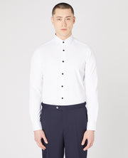 Remus Uomo Kirk Slim Shirt Black Buttons