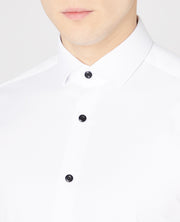 Remus Uomo Kirk Slim Shirt Black Buttons