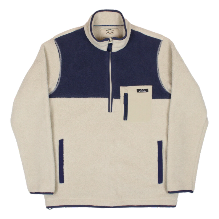 Bleubird – Polar 1/4 Zip Fleece – Sand – Unisex