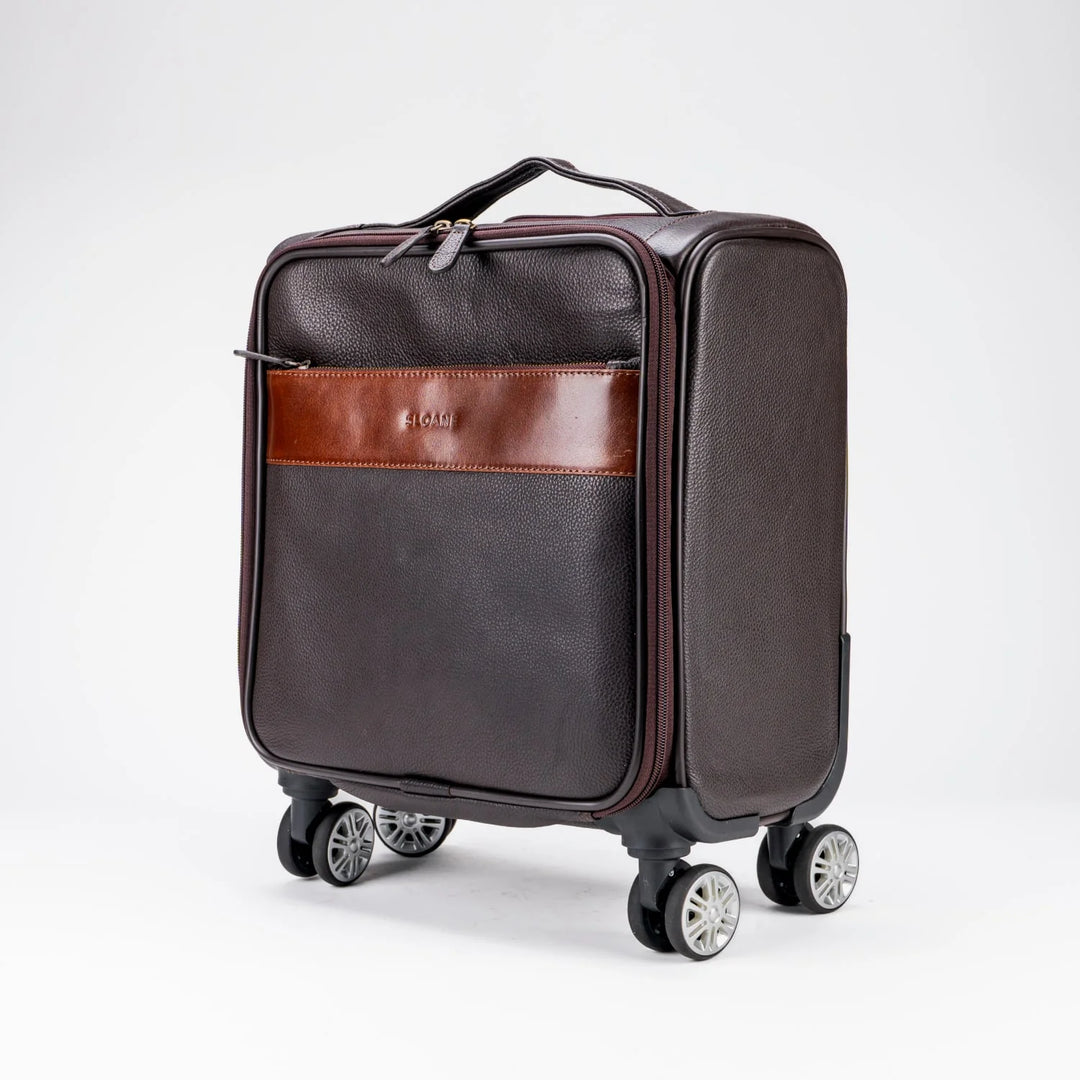 Premium Leather Cabin Bag – Brown/Chestnut
