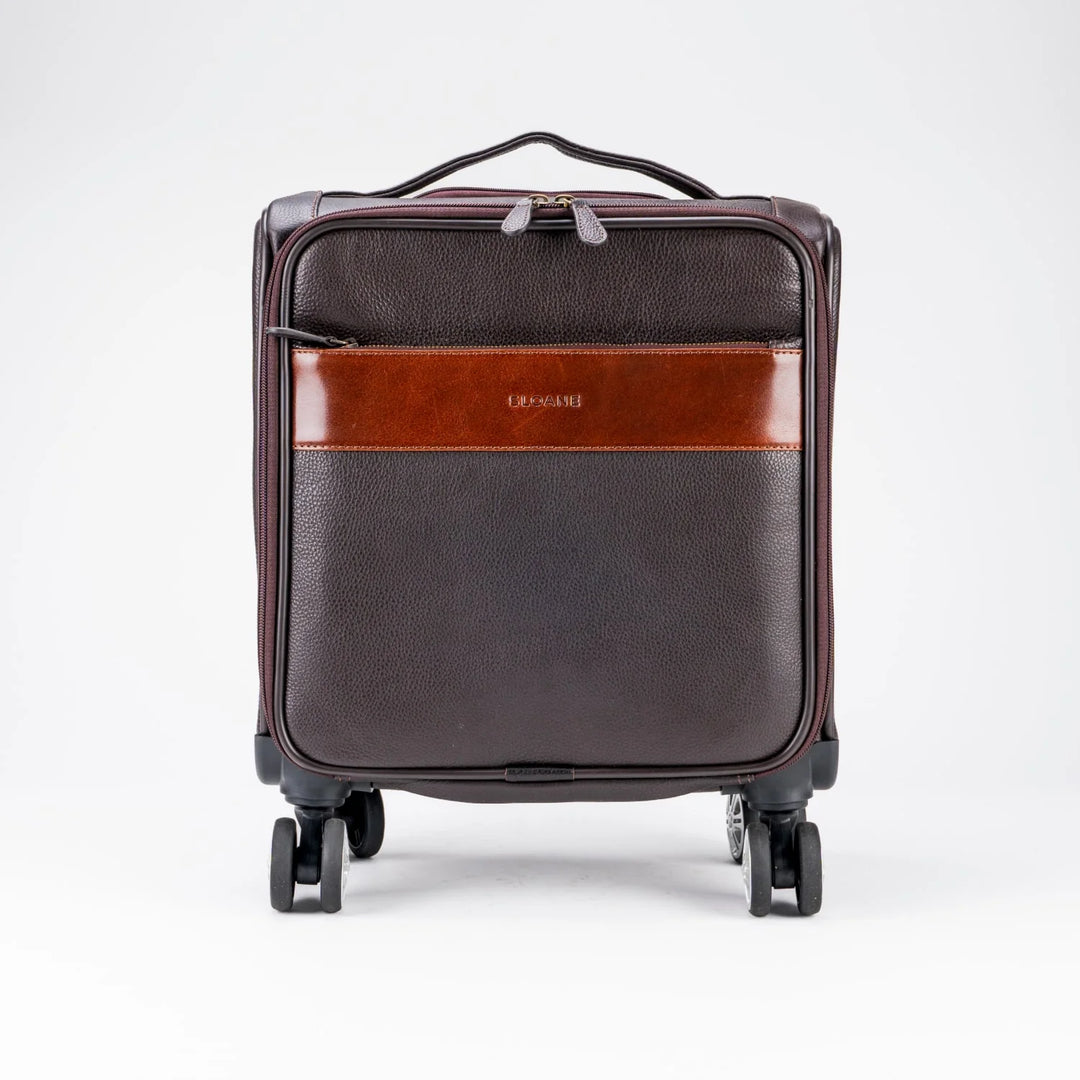 Premium Leather Cabin Bag – Brown/Chestnut