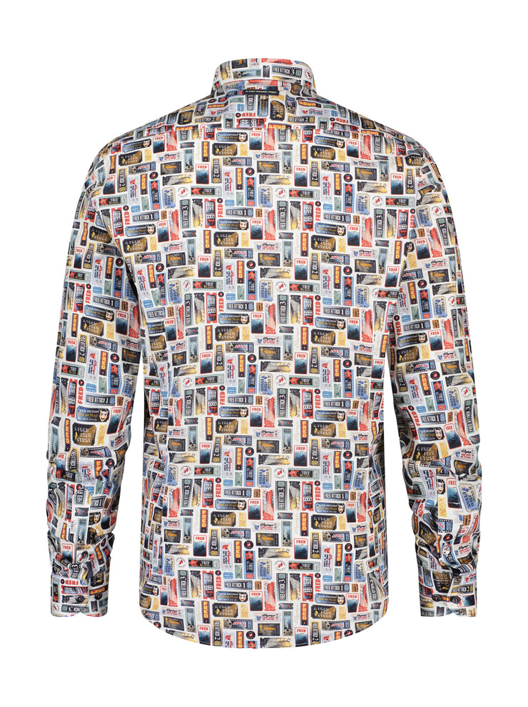 A Fish Named Fred Cinema Ticket Long Sleeve Shirt