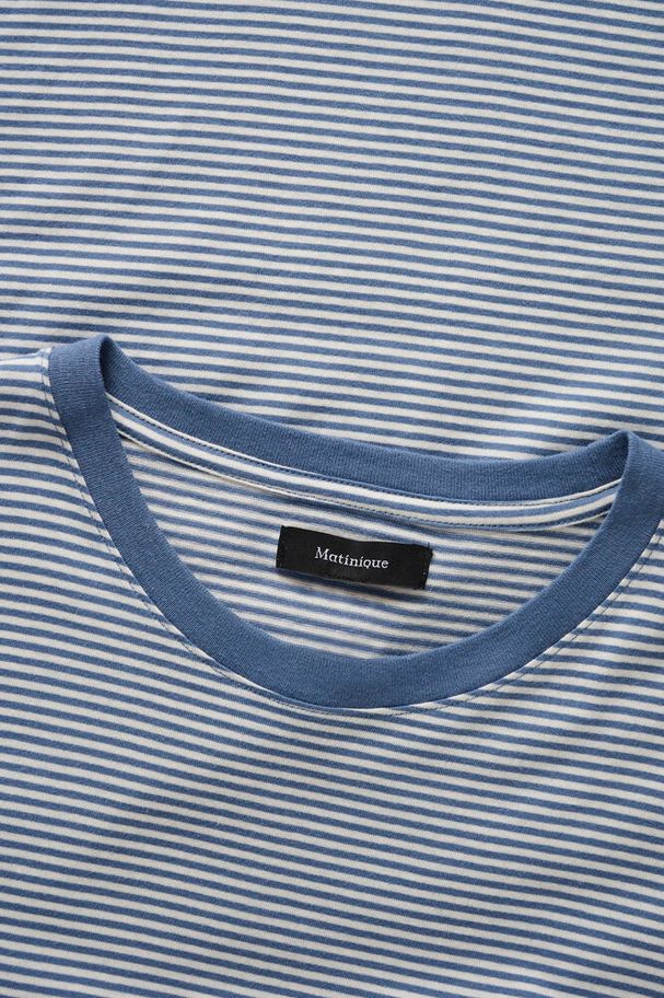 Matinique – MAjeremy – Regular Fit – Blue Horizon – Striped T-Shirt
