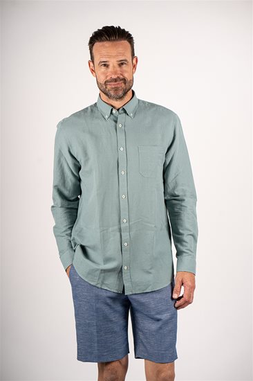 Pre End Frey Long Sleeve Linen Shirt