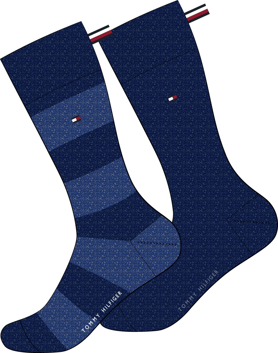 Tommy Hilfiger – Rugby Stripe - 2 Pack Socks