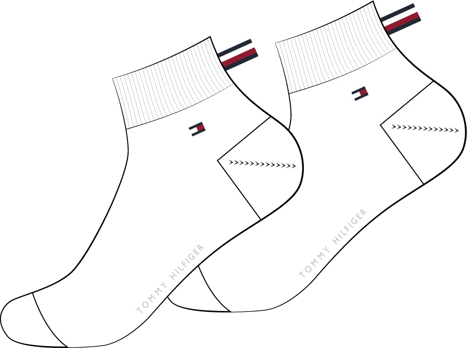 Tommy Hilfiger – Quarter - 2 Pack Socks