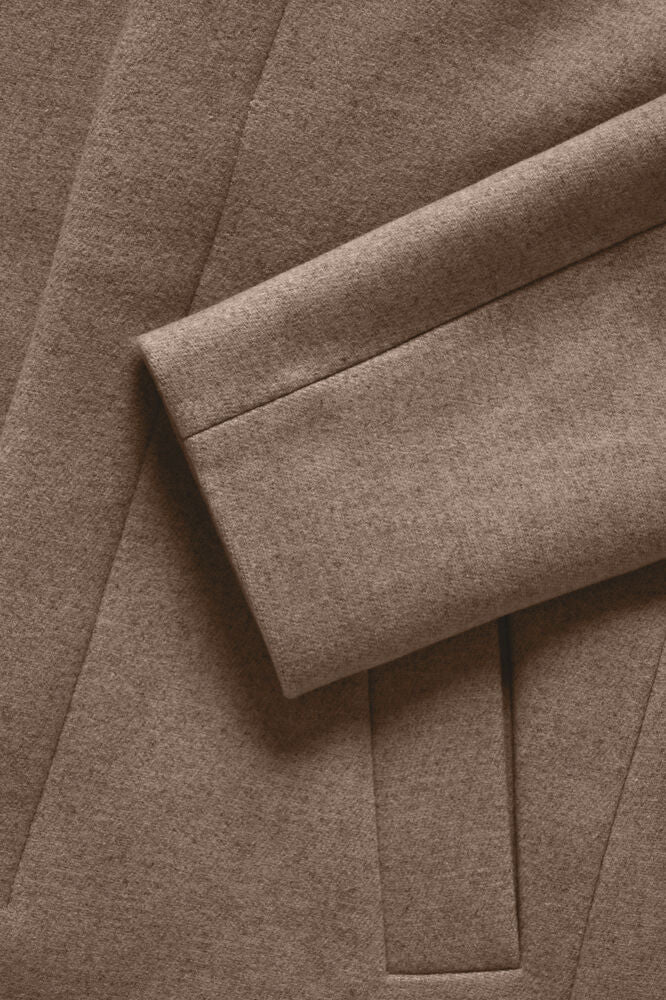 Tailored Wool-Blend Coat