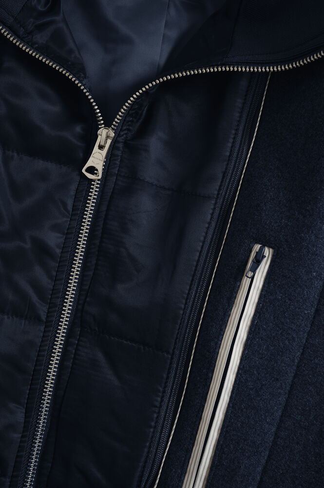 Tailored Wool-Blend Coat