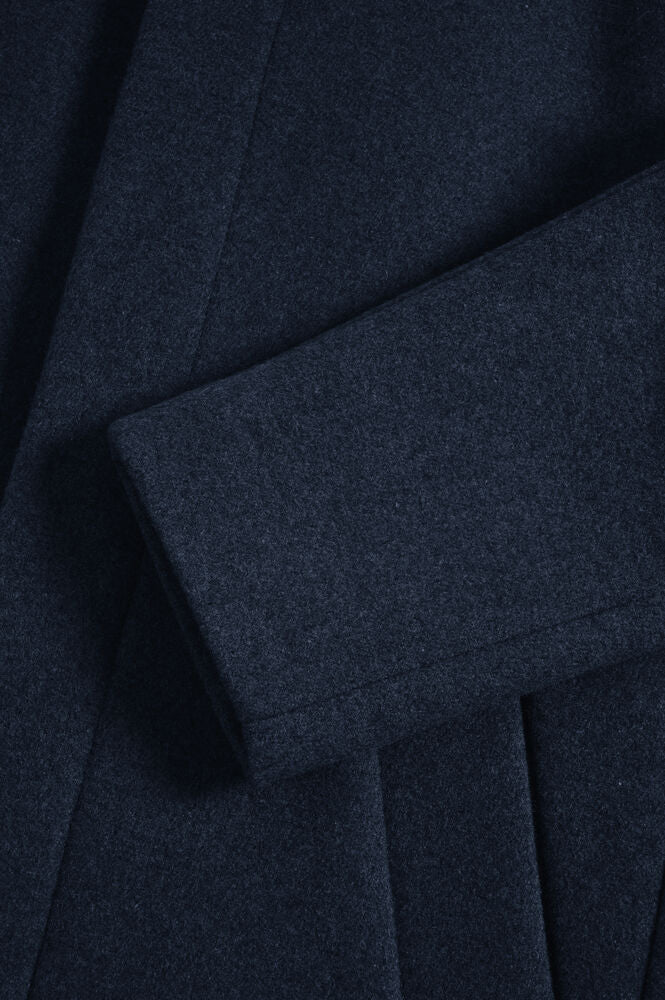 Tailored Wool-Blend Coat