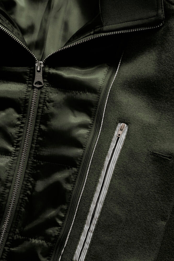 Tailored Wool-Blend Coat