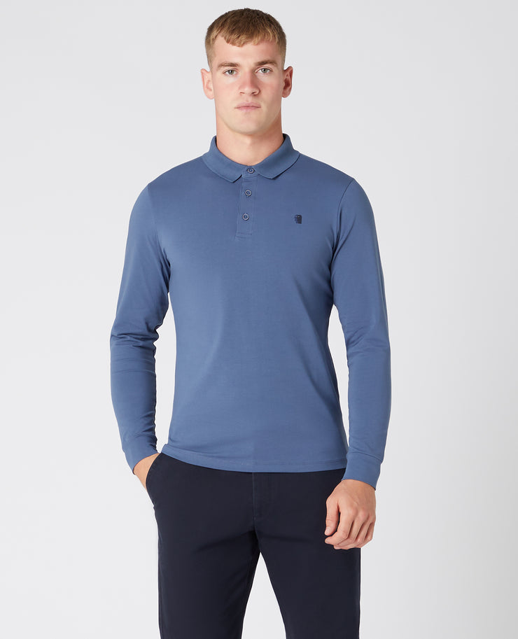 Remus Uomo Long Sleeve Polo Shirt