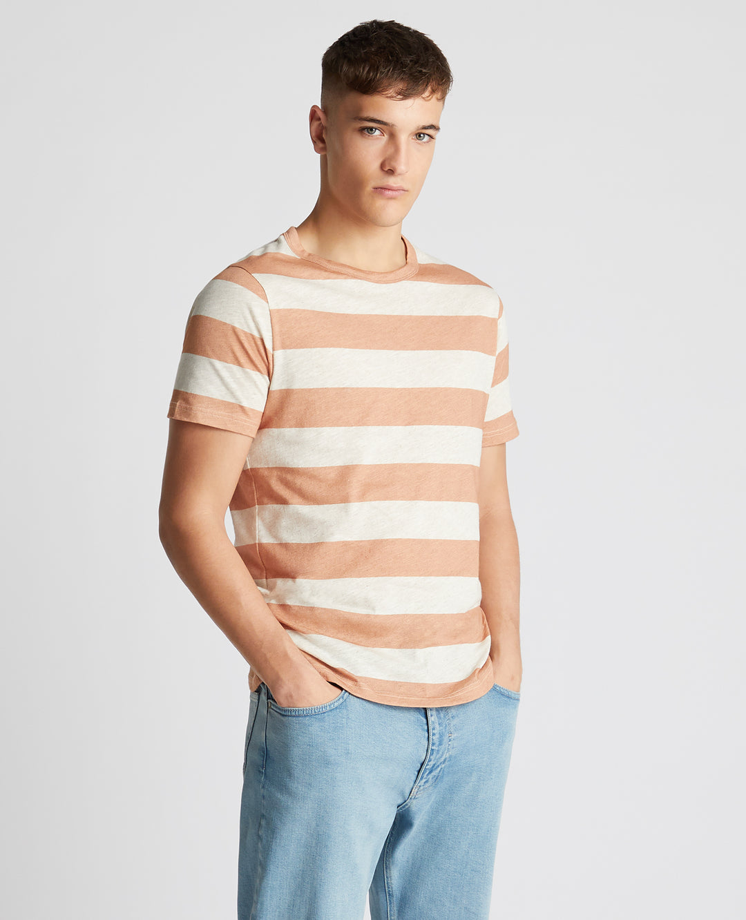 Remus Uomo – Striped Short Sleeve T-Shirt