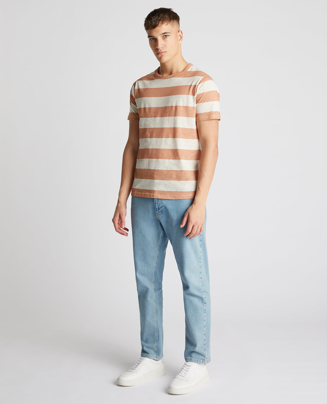Remus Uomo – Striped Short Sleeve T-Shirt