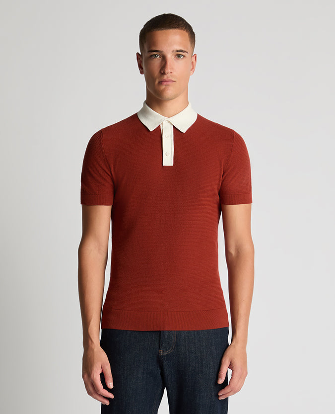 Remus Uomo – Short Sleeve 3 Button Polo Shirt