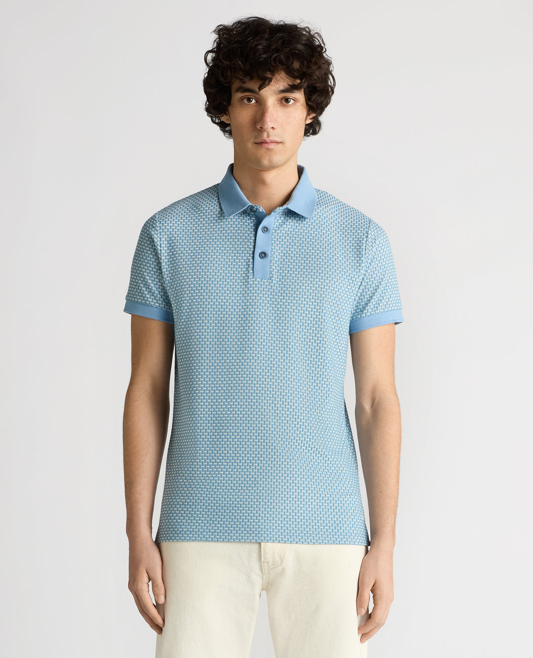 Remus Uomo – Tapered Fit – Basket Weave Polo