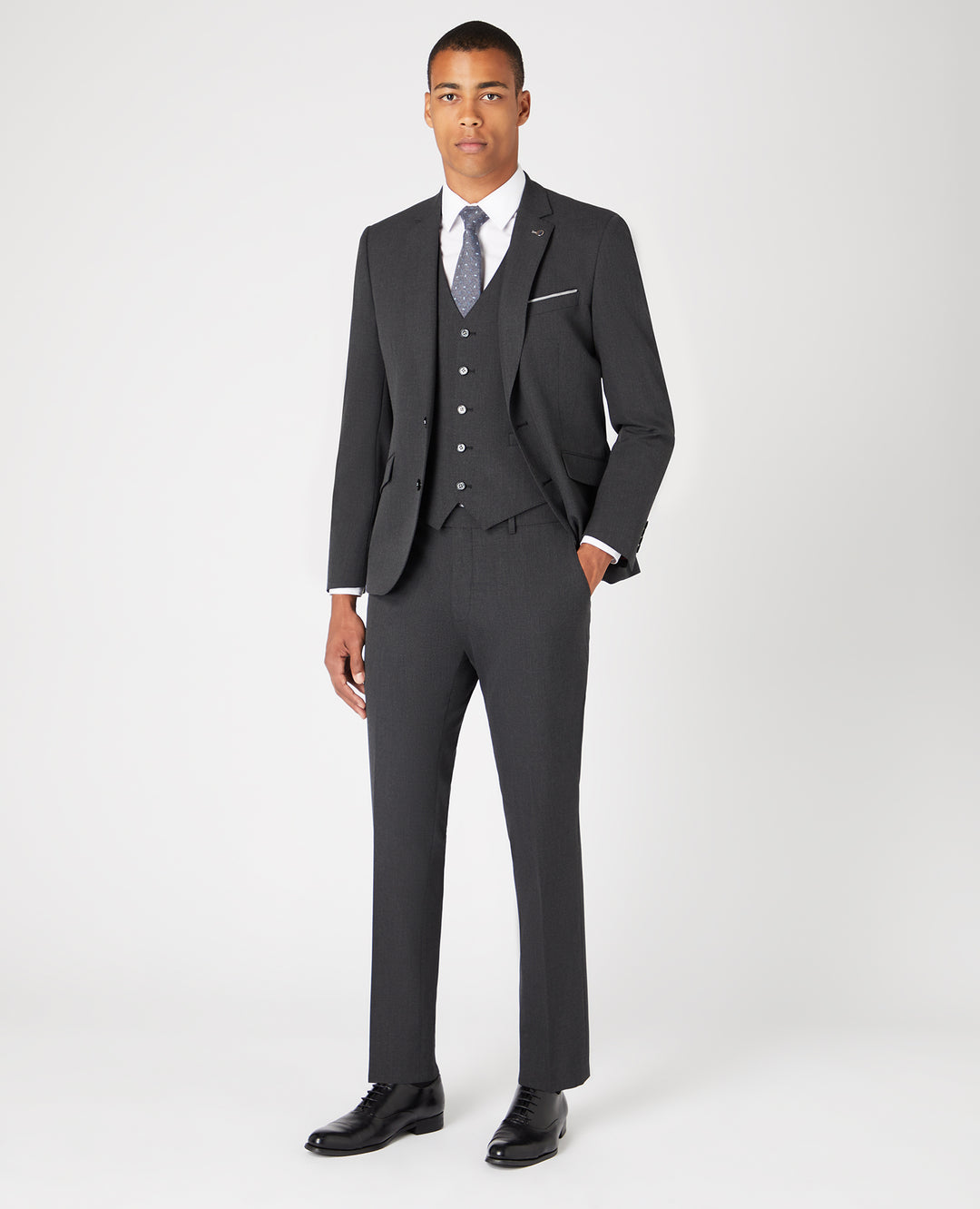 Remus Uomo – Tapered Fit – Dark Grey – Palucci Mix &amp; Match Suit Jacket