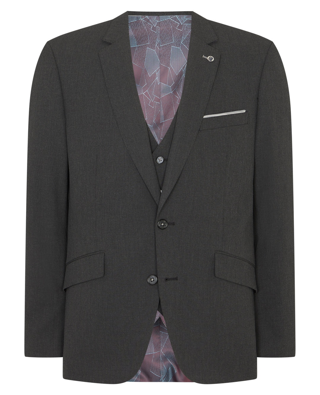 Remus Uomo – Tapered Fit – Dark Grey – Palucci Mix &amp; Match Suit Jacket