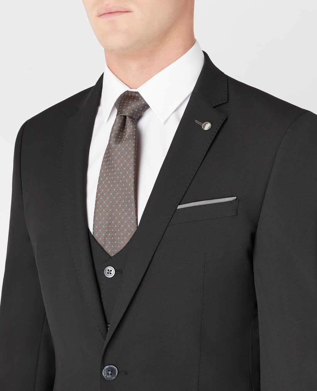 Remus Uomo – Slim Fit – Black – Luca Mix &amp; Match Suit Jacket