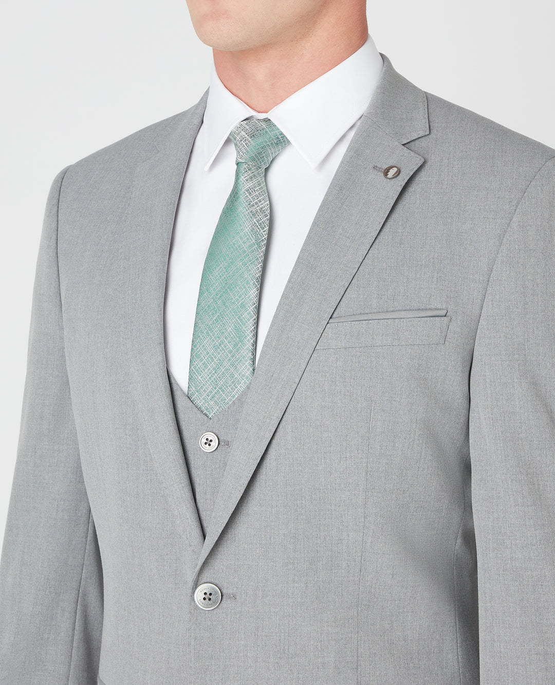 Remus Uomo – Slim Fit – Light Grey– Luca Mix &amp; Match Suit Jacket