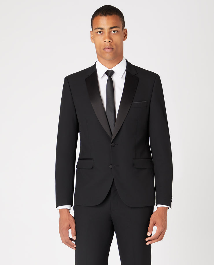 Remus Uomo Tapered Fit Black Paco Separates Suit Jacket