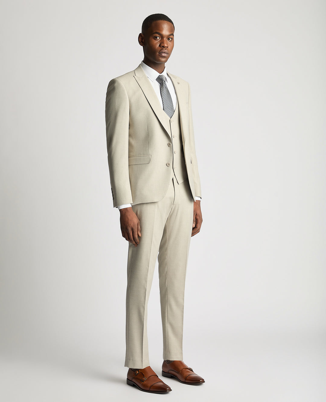 Remus Uomo – Slim Fit – Stone – Mario Suit Jacket