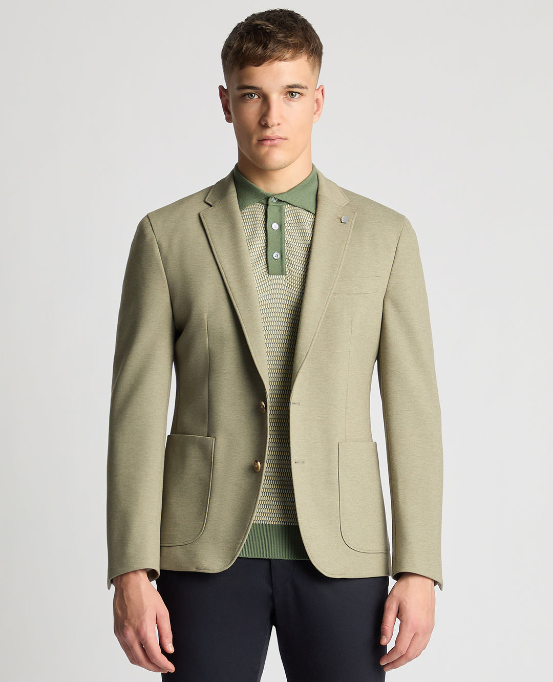 Remus Uomo – Slim Fit – Green – Napoli Jersey Jacket